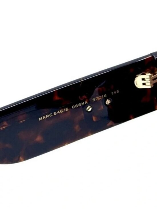 Marc Jacobs Polarized Tortoiseshell Square Sunglasses 646/s